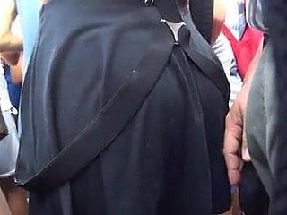 الحمار لطيفة في الحافلة